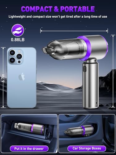 Vacuum accessories inside storage case