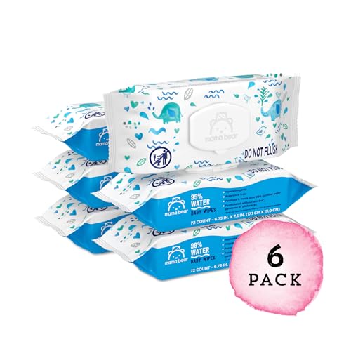 Stack of Mama Bear 432 count wipes