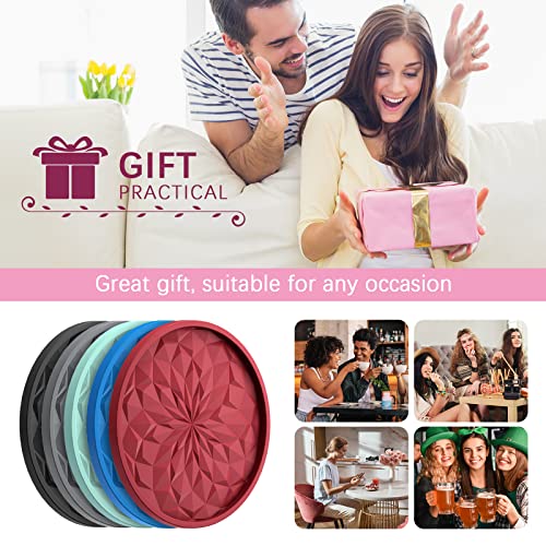 Stackable coaster set in storage holder