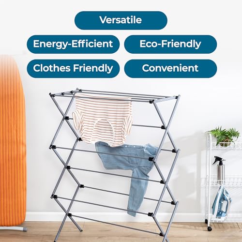 Honey-Can-Do rack holding heavy towels