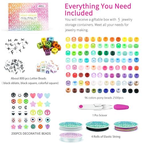 Decorative fruit and evil eye beads