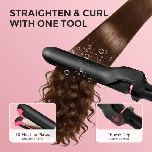 Close up of 0.35 inch tapered curling wand