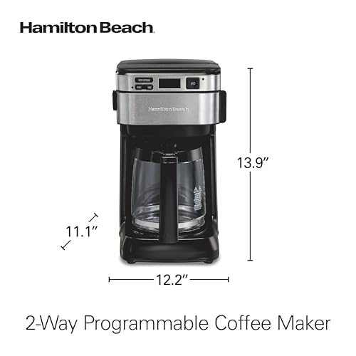 Hamilton Beach drip coffee maker black finish