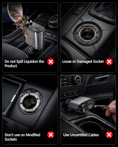 Retail packaging for BERTHALESS 4 in 1 Retractable Car Charger