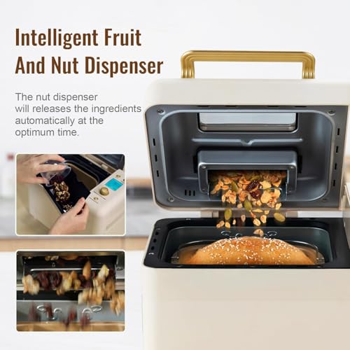 Neretva bread maker fruit and nut dispenser component