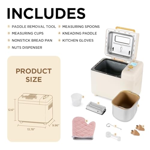 Neretva 2.2LB bread maker side profile view