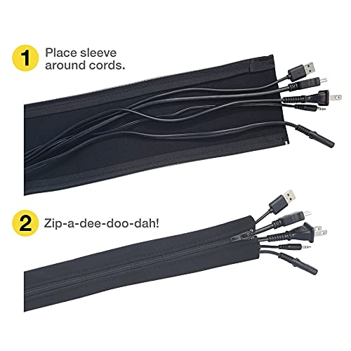 Cable sleeve applied to TV entertainment cords