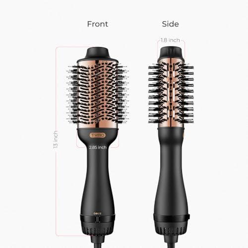 TYMO styling brush ergonomic handle