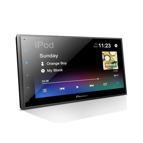 Pioneer DMH-130BT touchscreen front view