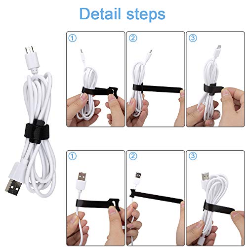 Nettbe cable ties securing a bundle of cords