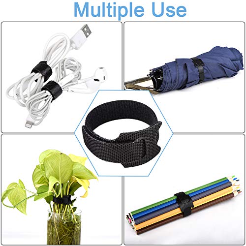 Pack of 60 Nettbe reusable cable wire organizers