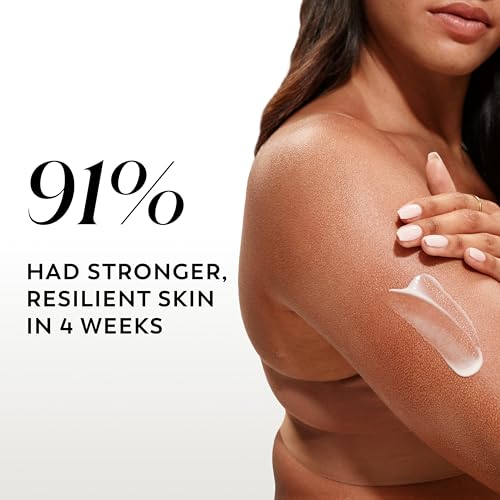 Close up of Olay firming lotion branding
