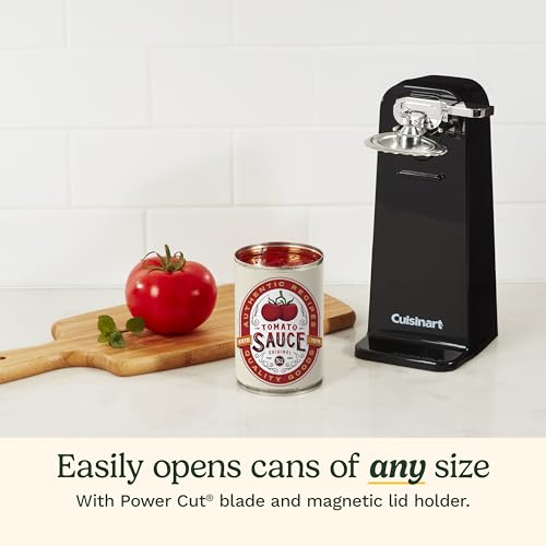 Cuisinart electric can opener showing one-touch button