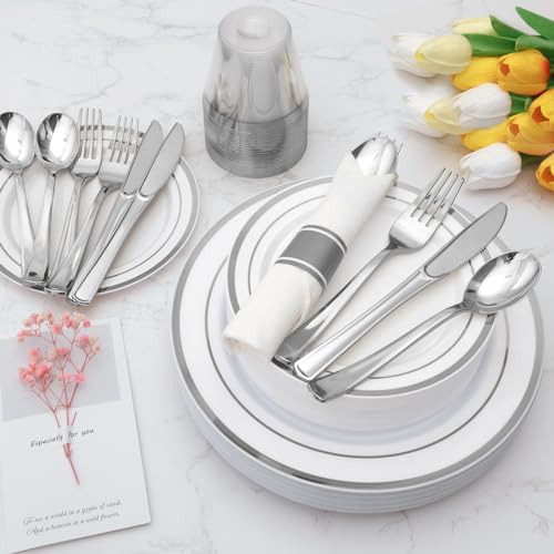 Full set of Goodluck 350 piece dinnerware for 50 guests