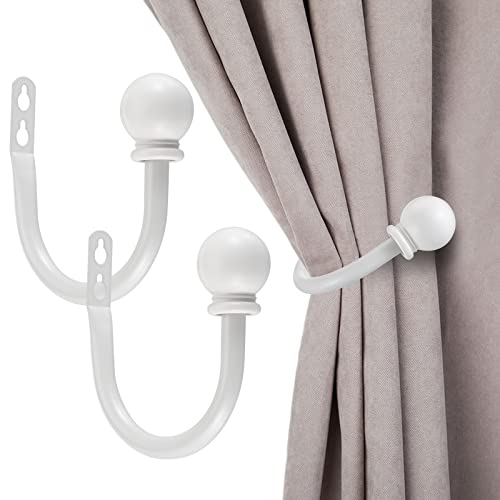 Sumnacon curtain holdbacks white set