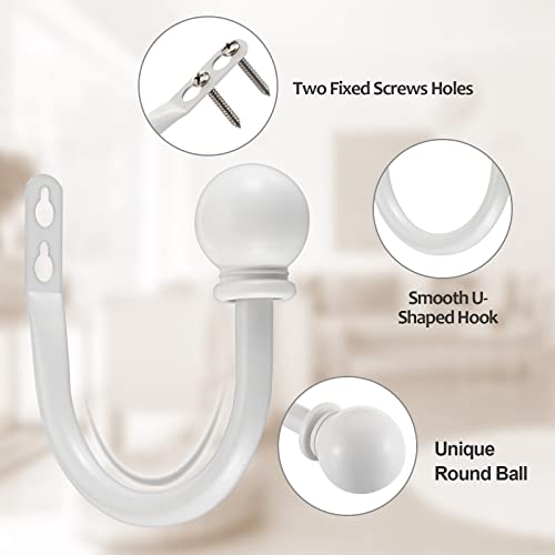 Aluminum alloy curtain tieback hardware