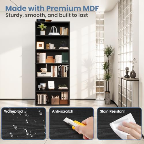 DUMOS 63 inch bookshelf dimensions visual