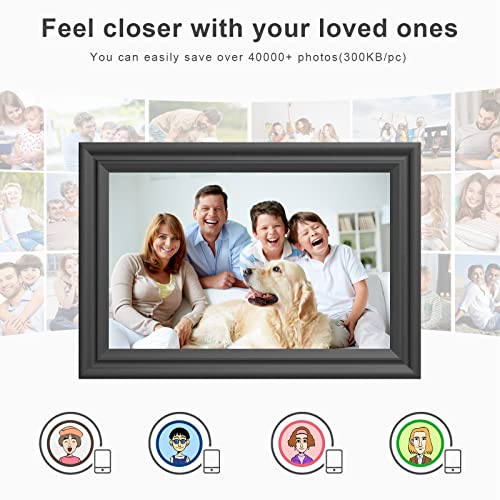 Close up of Forc digital frame high resolution screen