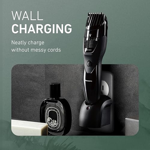 Panasonic cordless beard trimmer in black