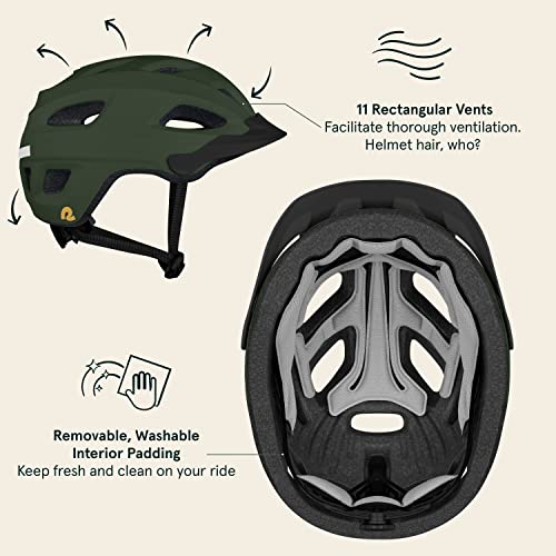 Rear view of Retrospec Lennon helmet with adjustment dial