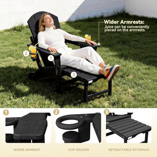 Folded Mdeam Adirondack chair profile