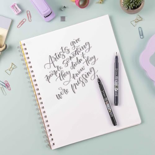 Fudenosuke brush pen flexible tip detail