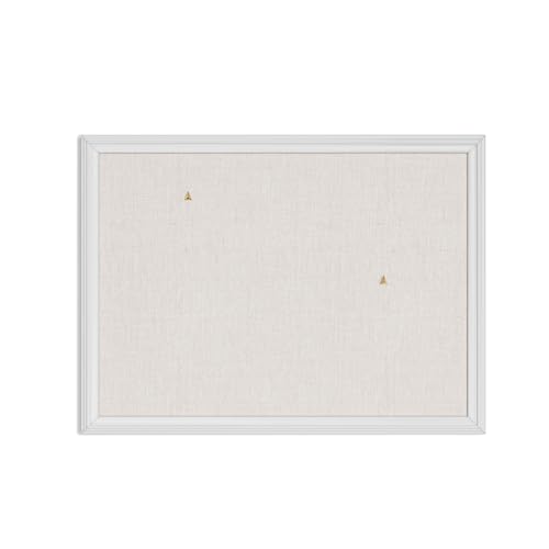 U Brands linen bulletin board front view