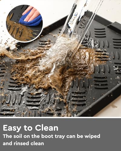 Waterproof tchdio tray for front door