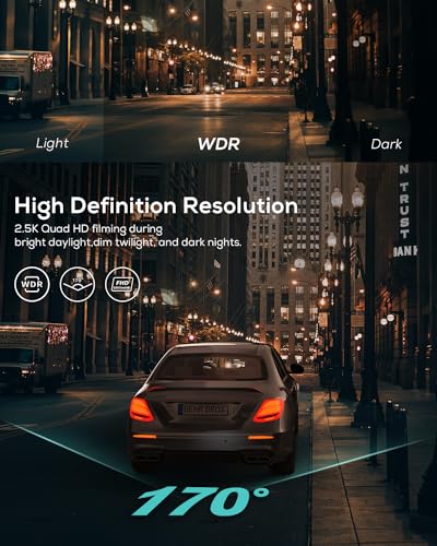 iZEEKER dash cam side profile and buttons