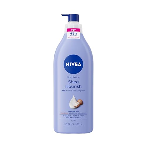 NIVEA Shea Nourish Body Lotion 16.9 Oz bottle