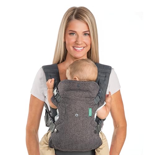 Infantino Flip 4-in-1 baby carrier in gray