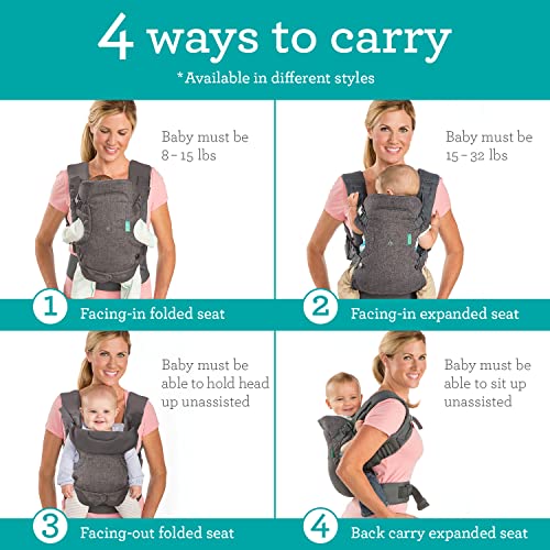 Infantino baby carrier facing-in position