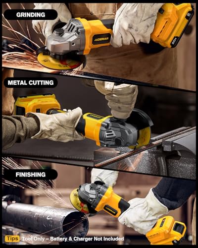 Full kit contents for Aiderar cordless grinder