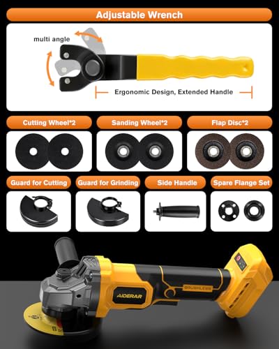Aiderar grinder compatible battery insertion point