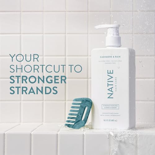 Back of Native Strengthening Conditioner label