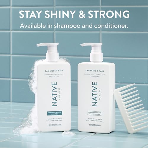 Native Strengthening Conditioner white bottle top view