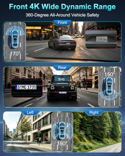 Side profile of Shenghuo 360-degree car camera