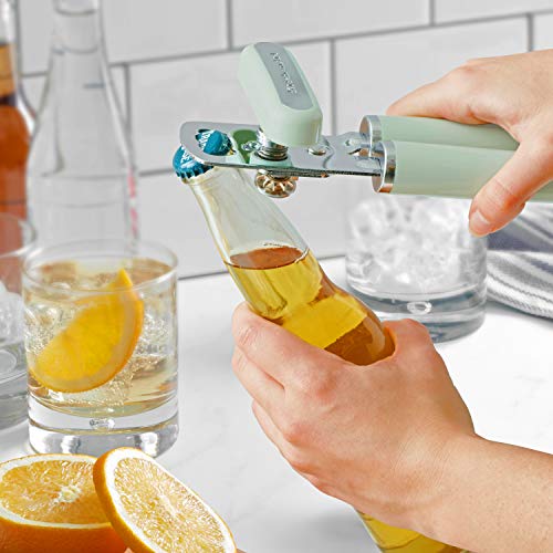 Integrated bottle opener feature on KitchenAid tool