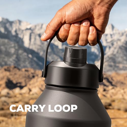 POWCAN 64 oz bottle with cleaning brush