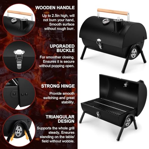 Joyfair grill black steel finish