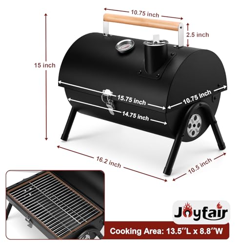 Joyfair grill in compact storage mode