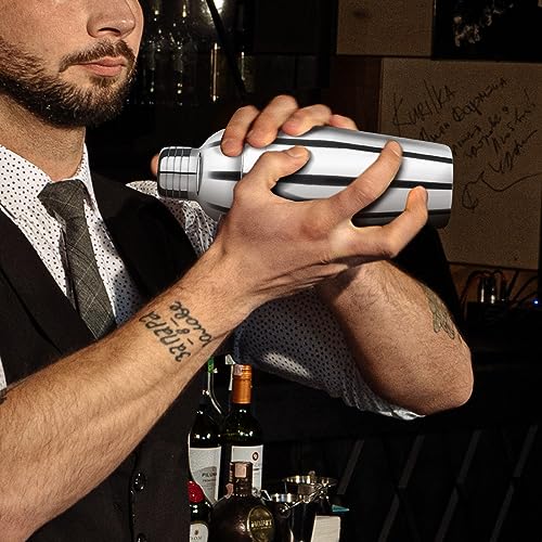 Ohtomber drink shaker with jigger and bar spoon