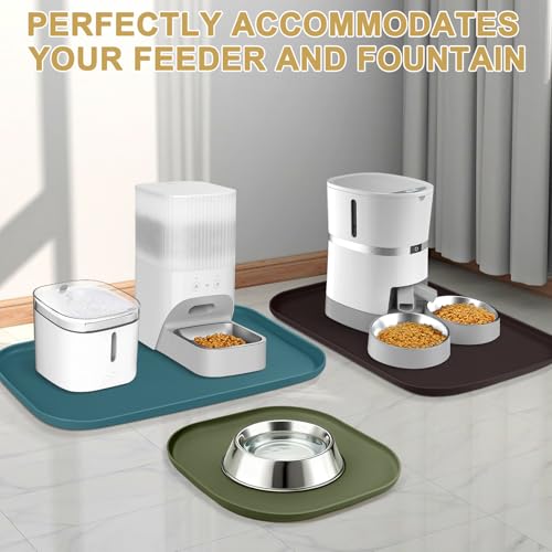 Folded SMILOOL pet mat for easy storage
