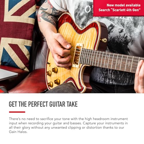 Focusrite Scarlett Solo 3rd Gen red casing