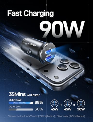 Dual port LISEN car charger design