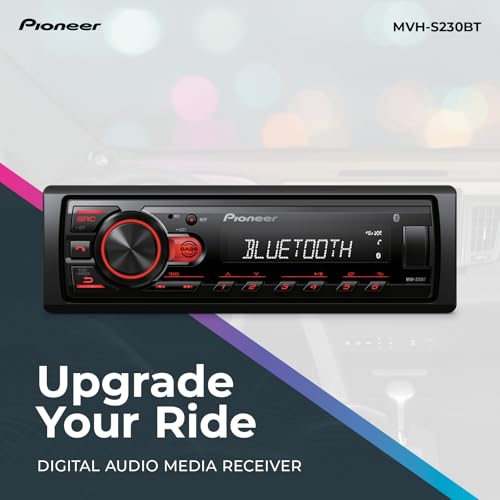 Pioneer MVH-S230BT Bluetooth interface display