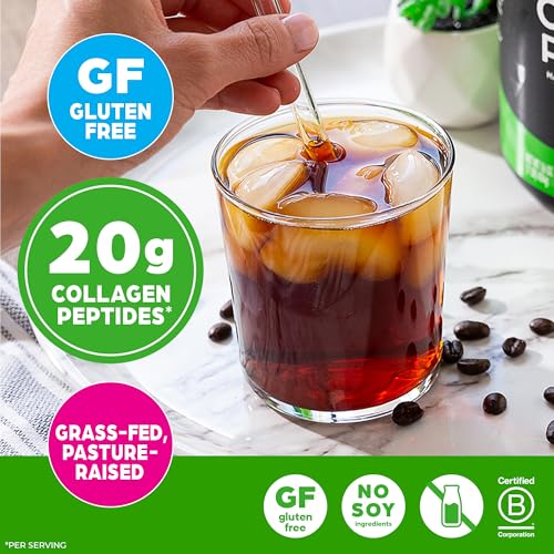 Close up of Orgain collagen jar