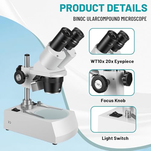 Microscope with frosted stage plate