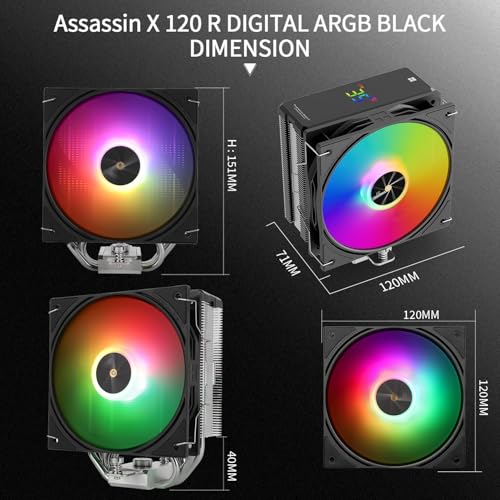 Included hardware and mounting brackets for cooler