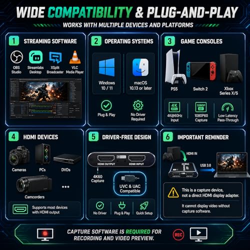 Guermok capture card connected to laptop